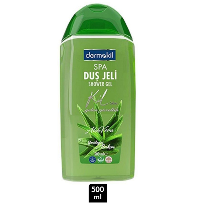 Dermokil duş jeli 500ml aloe vera vegan