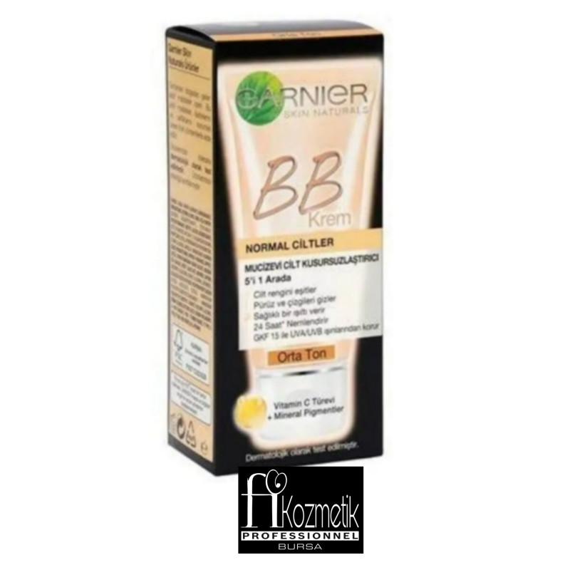 Garnıer bb krem mucizevi cilt kusursuzlaştırıcı orta ton 18ml