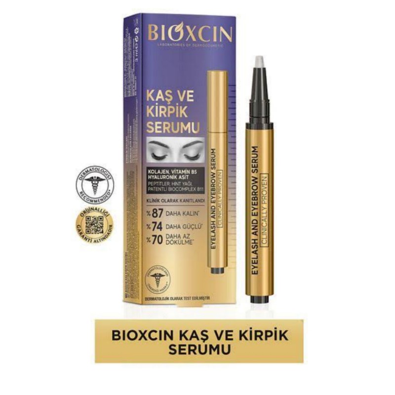 BİOXCIN KAŞ VE KİRPİK SERUMU 3ML.