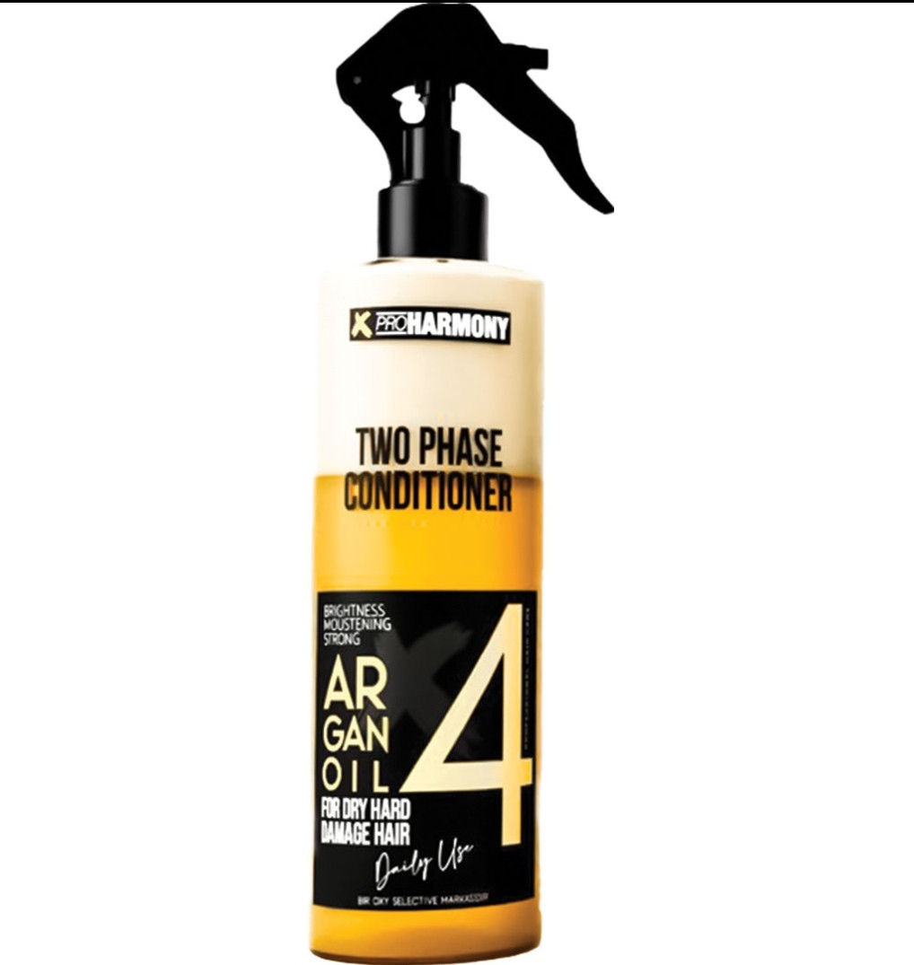 XPro Harmony argan Çifte Etkili Fön Suyu Sprey 350 ml sarı