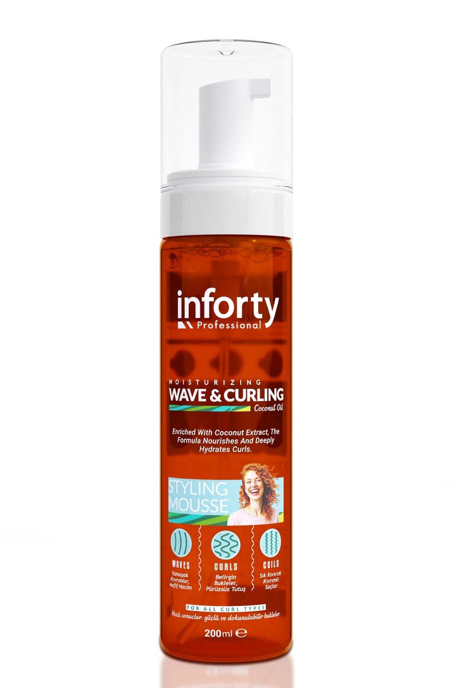 İNFORTY BUKLE BELİRGİNLEŞTİRİCİ KÖPÜK 200ML STYLING MOUSSE
