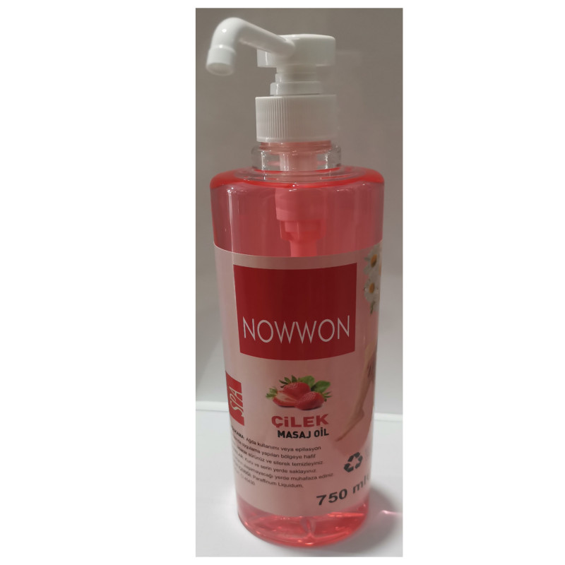 Nowwon ağda ve masaj yağı çilek 750ml