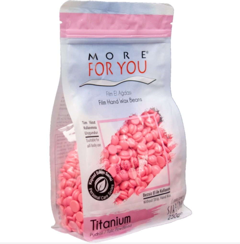 Moreforyou ağda boncuk 250gr titanium pudralı